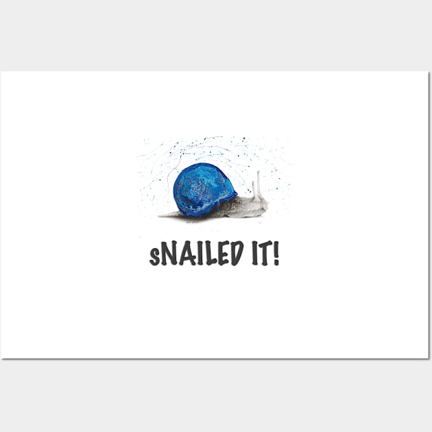 Snailed It Wall Art by AshvinHarrison